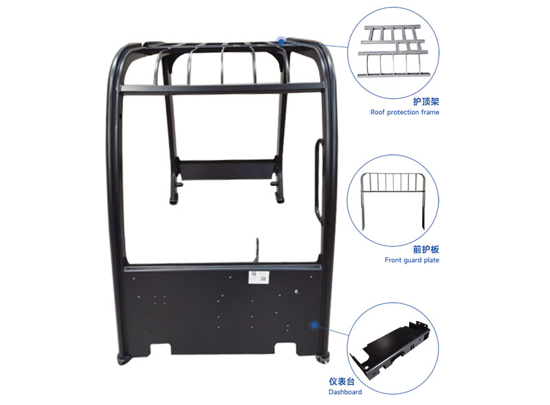 護頂架總成（正視圖）